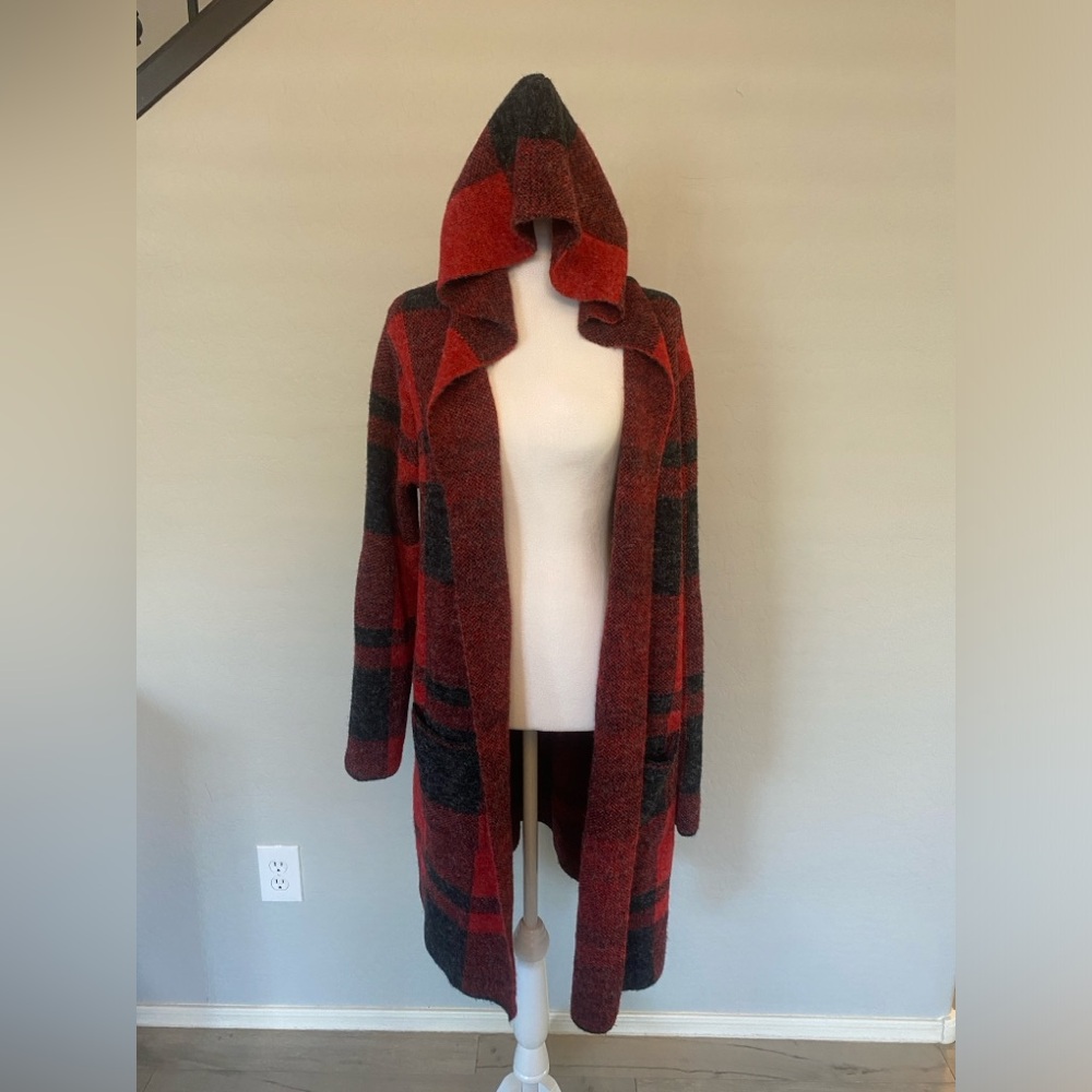 Natural Reflections red forester plaid coat.